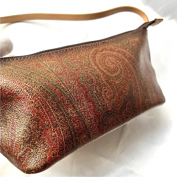 EUC ETRO mini handbag Purse Paisley shoulder bag - Picture 13 of 16